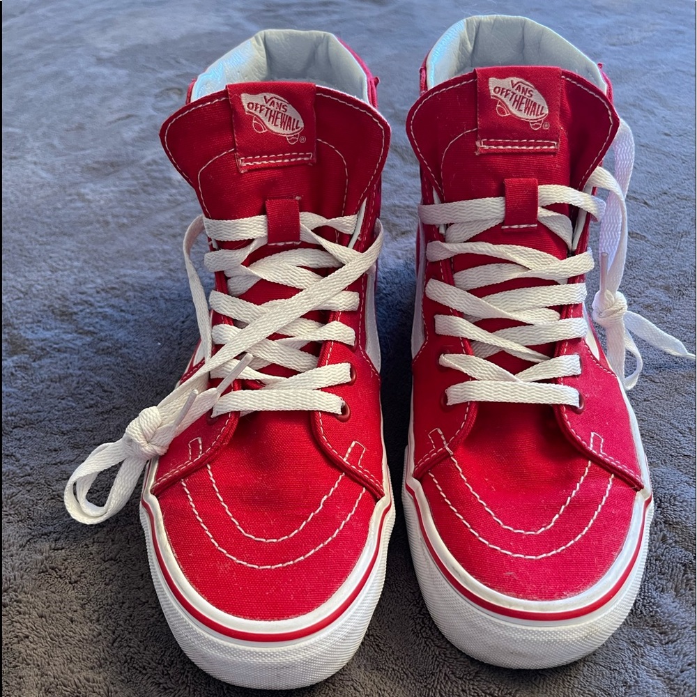 Vans high tops size 8